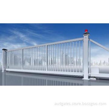 Metal Galvanized Zinc Auto Galvanized Sliding Gate , Wirele